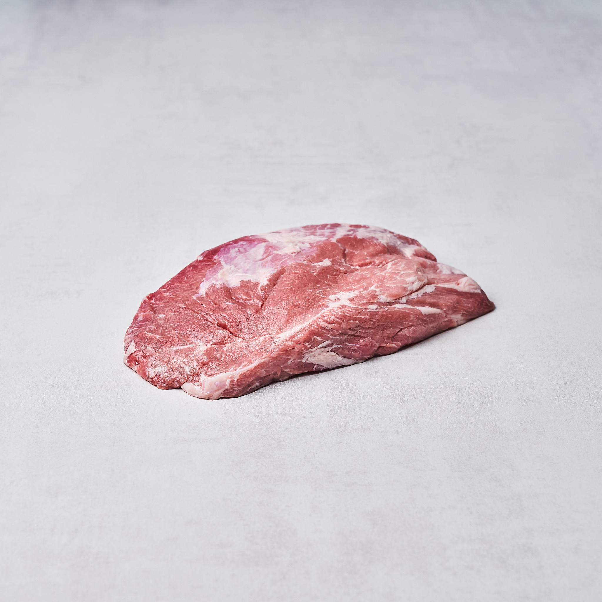 Presa vom Strohschwein Produktfotografie auf weissem Hintergrund