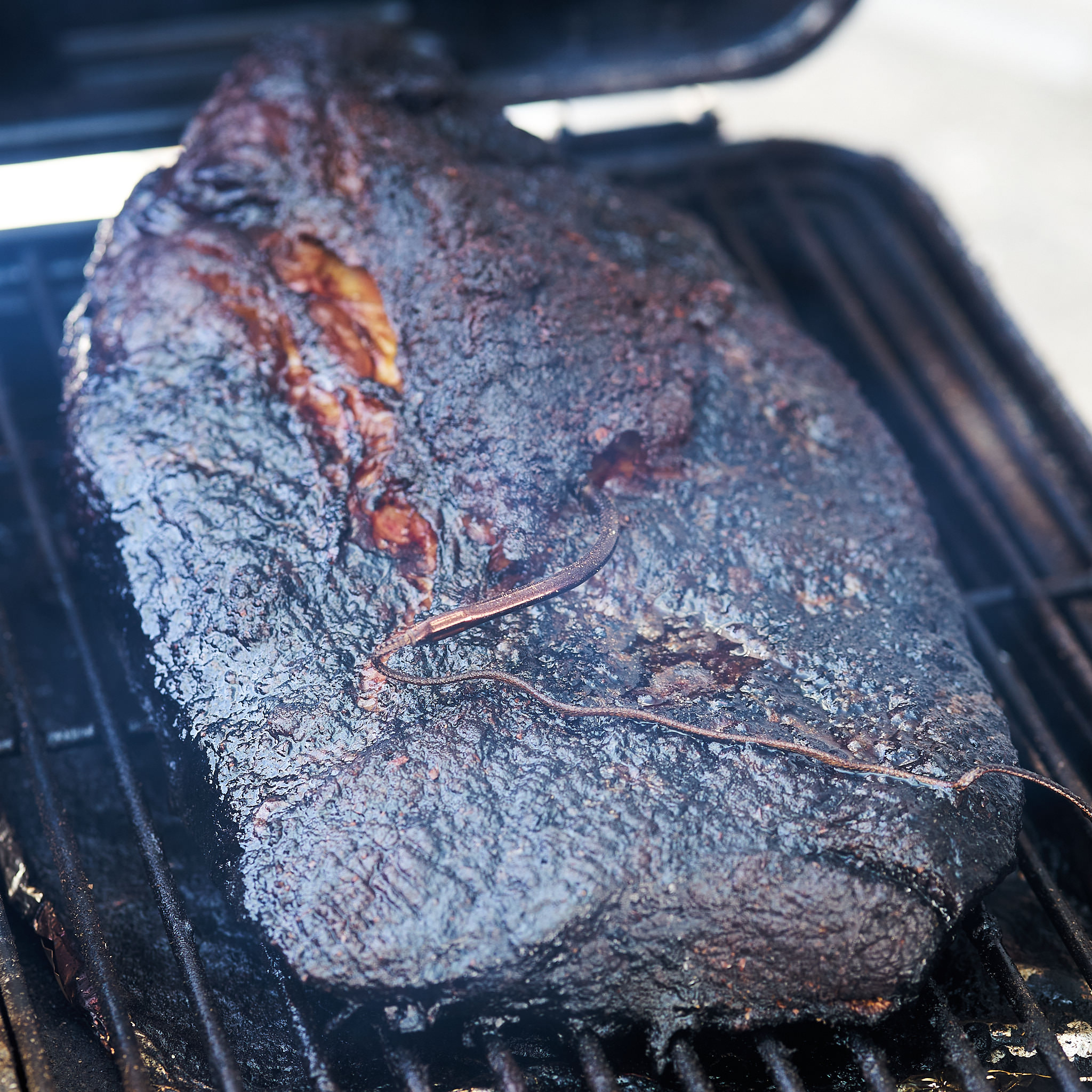 Full Packer Brisket im Smoker