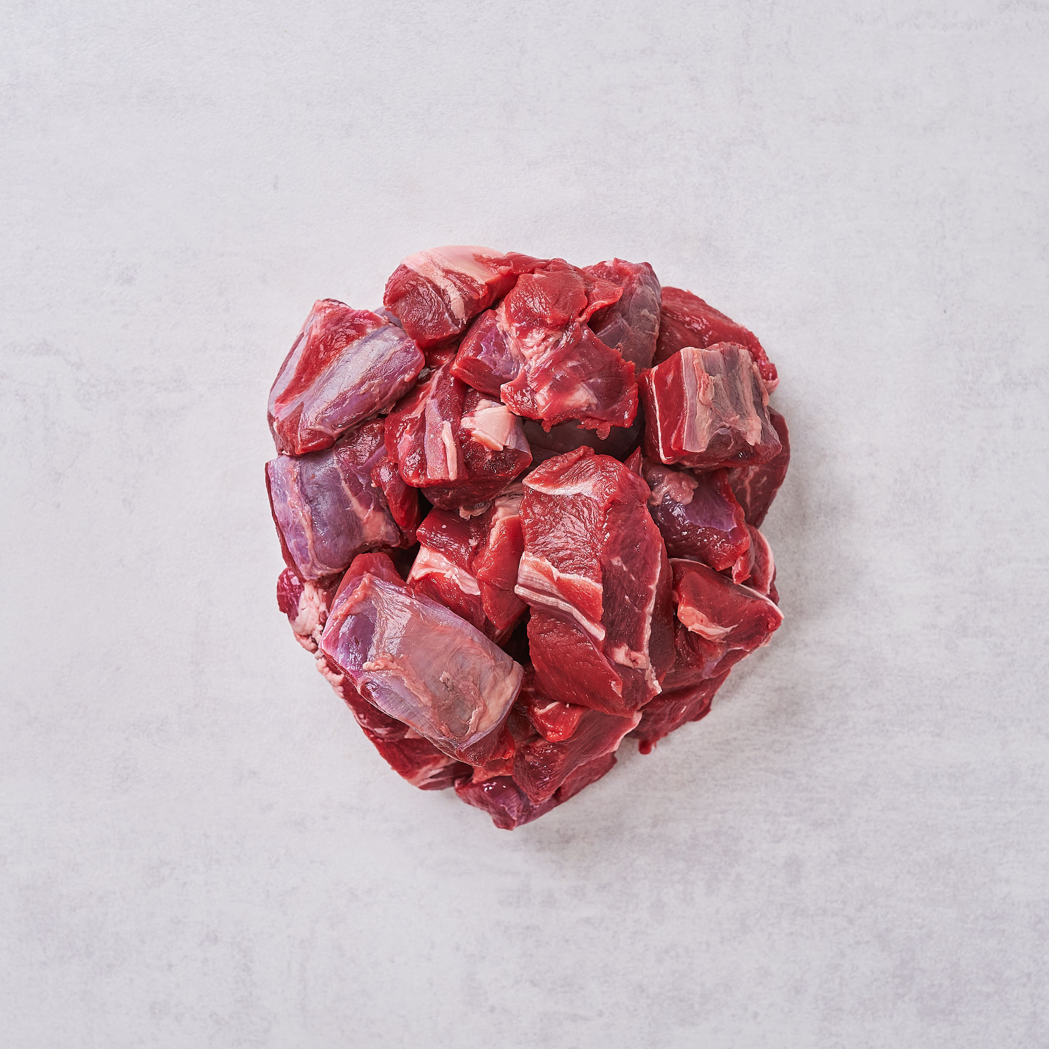 Gulaschfleisch von der hinteren Wade