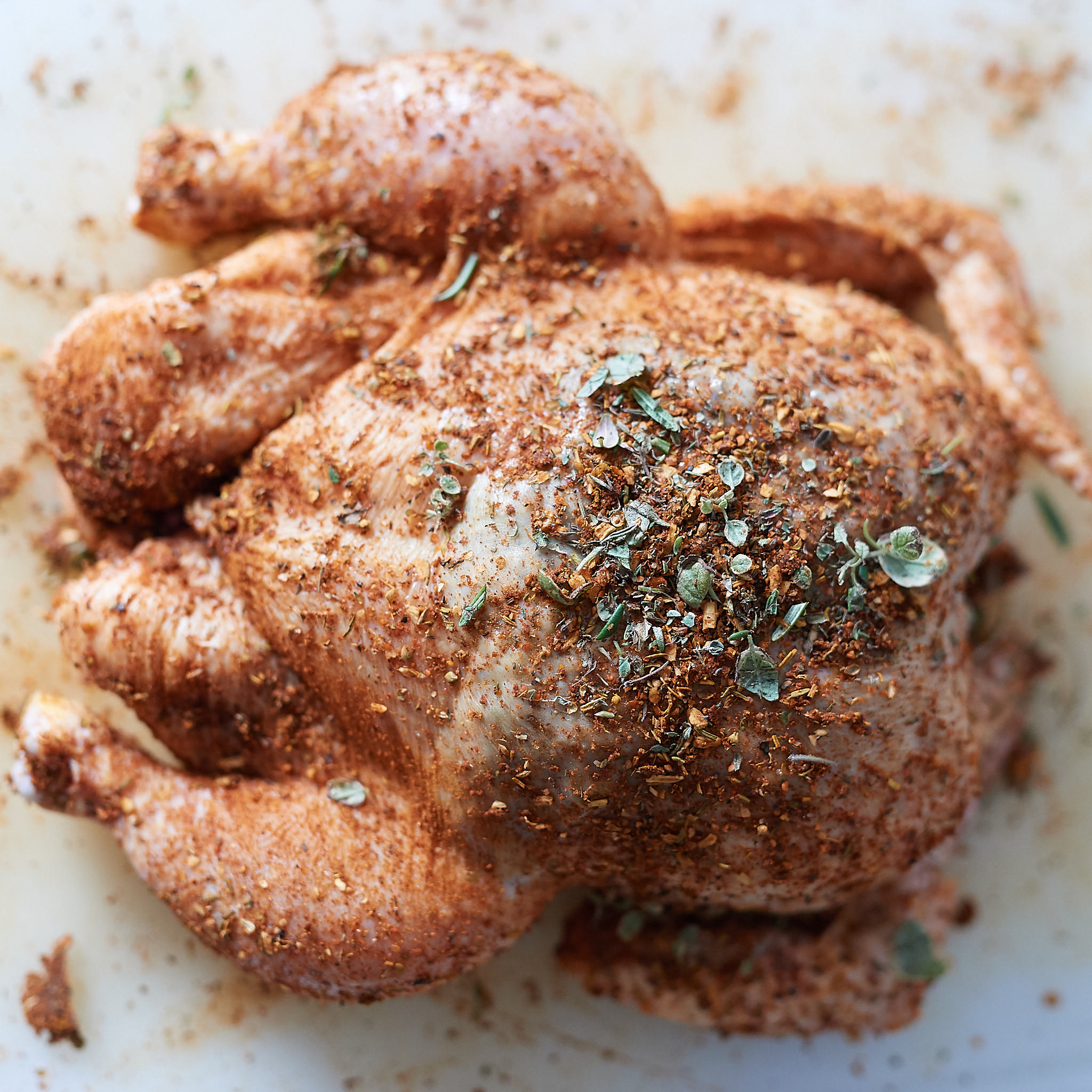 Mariniertes Maishendl im Ganzen aus Oesterreich