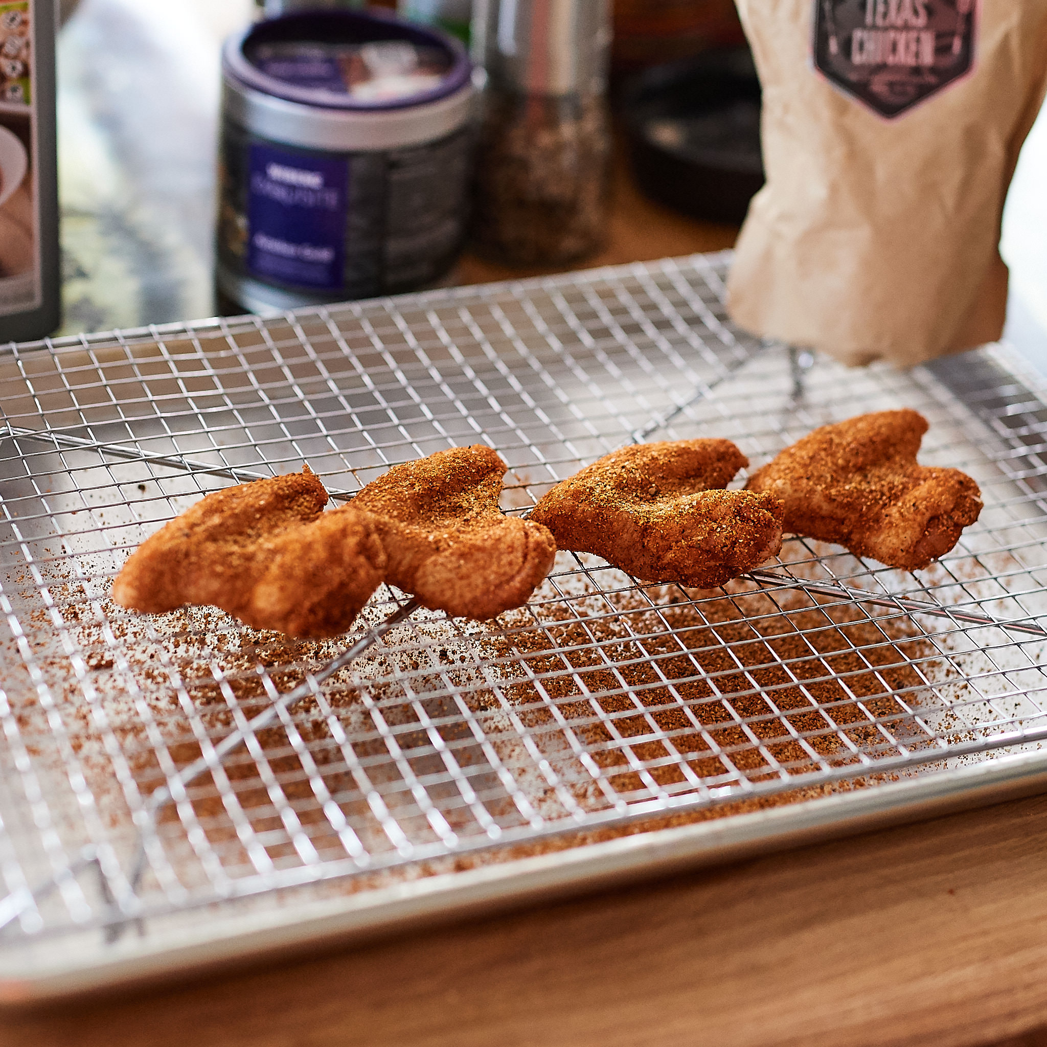 Chickenwings vom Maishendl knusprig paniert