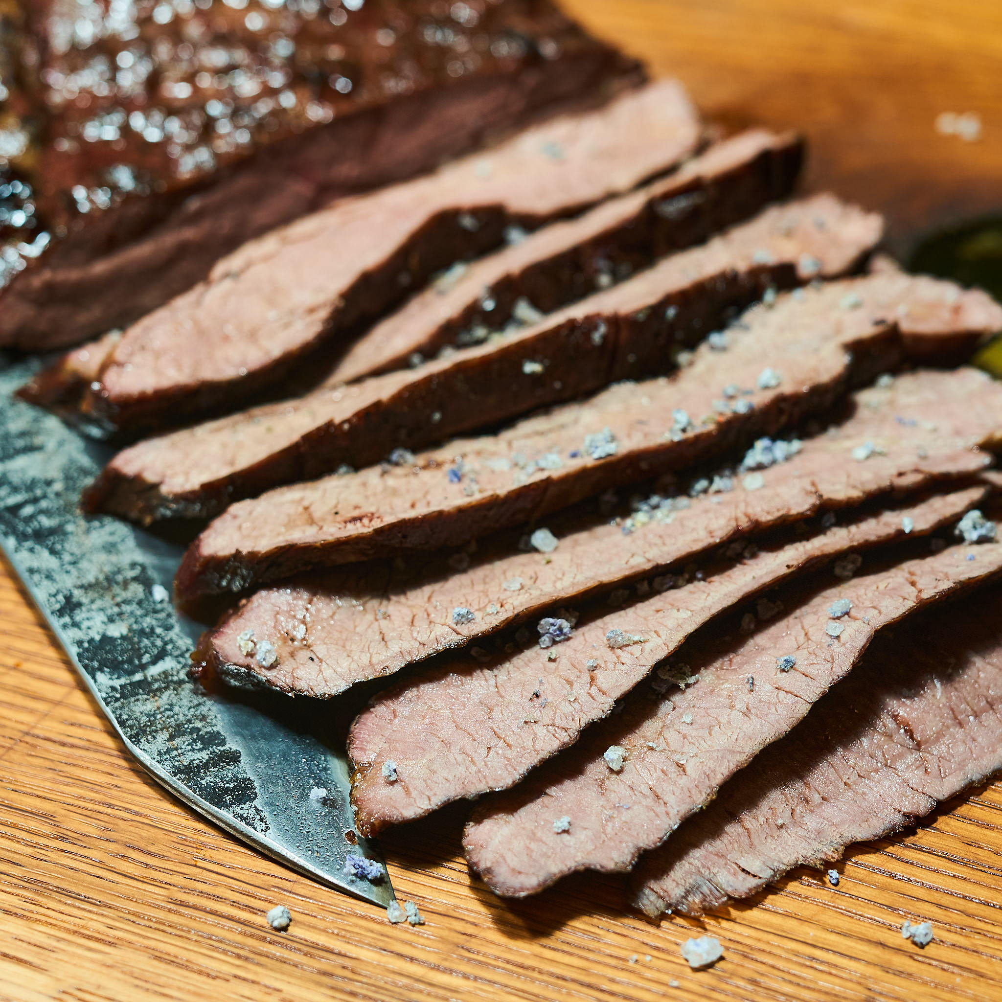 Tranchiertes Flanksteak